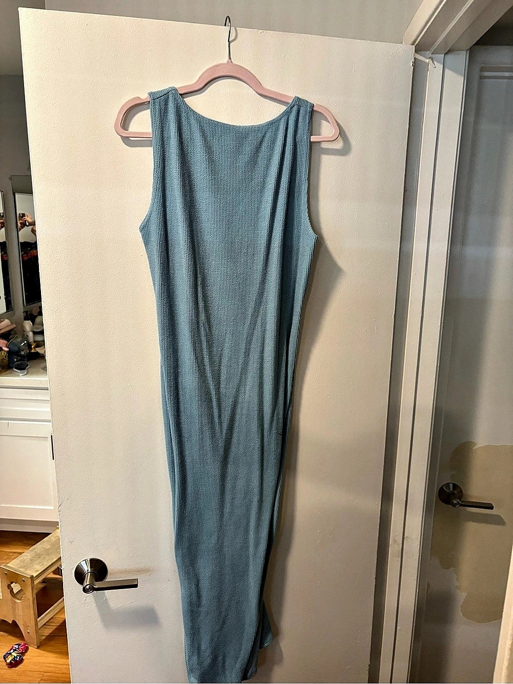 Blue Sleeveless Maxi Dress Like New
